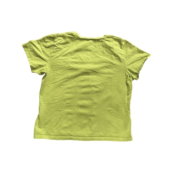 chartreuse open t-shirt - Picture 2 of 2